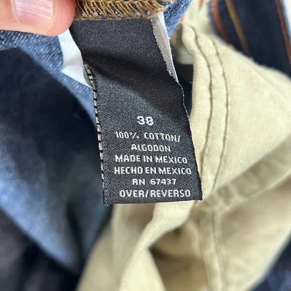 Polo Ralph Lauren 38W 34L Carver Heritage Men's Relaxed Denim Vintage Blue Jeans - Picture 6 of 16